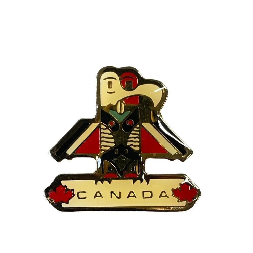 Canada Maple Leaf Souvenir Tie Tack Lapel Pin‎